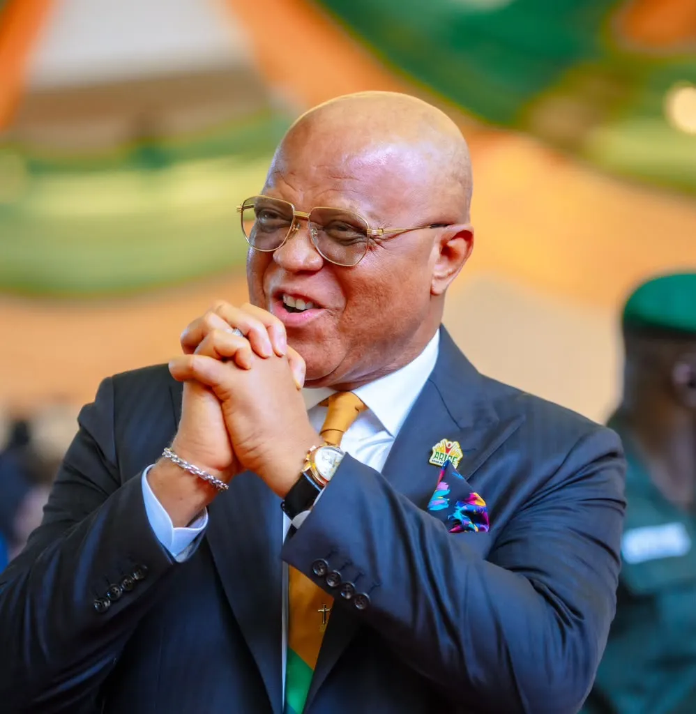 Governor Umo Eno speaking
