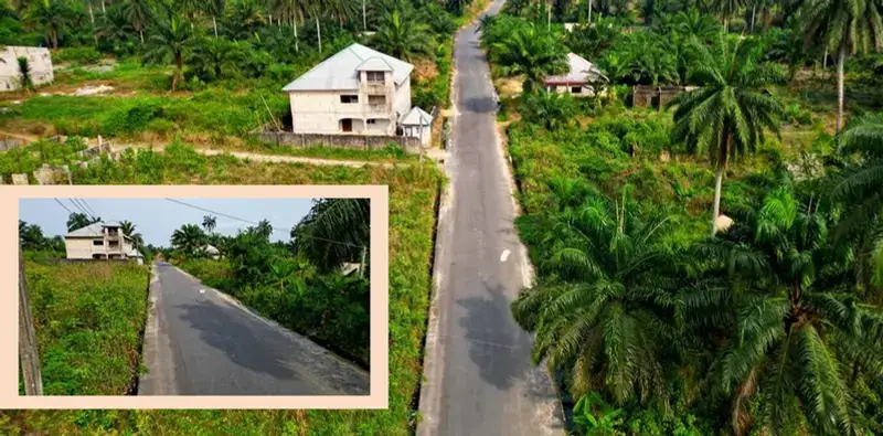 Ikot Udota to Ikot Afaha Road