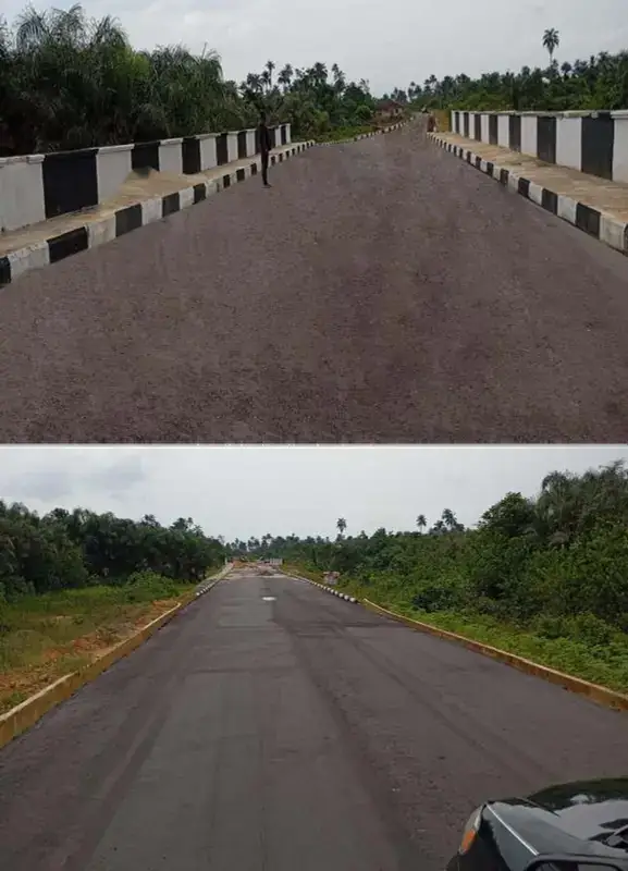 Ukpana-Akpabom-Ikwe Road with 30 metre bridge