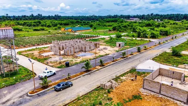 Internal roads in Ibom Model Farm