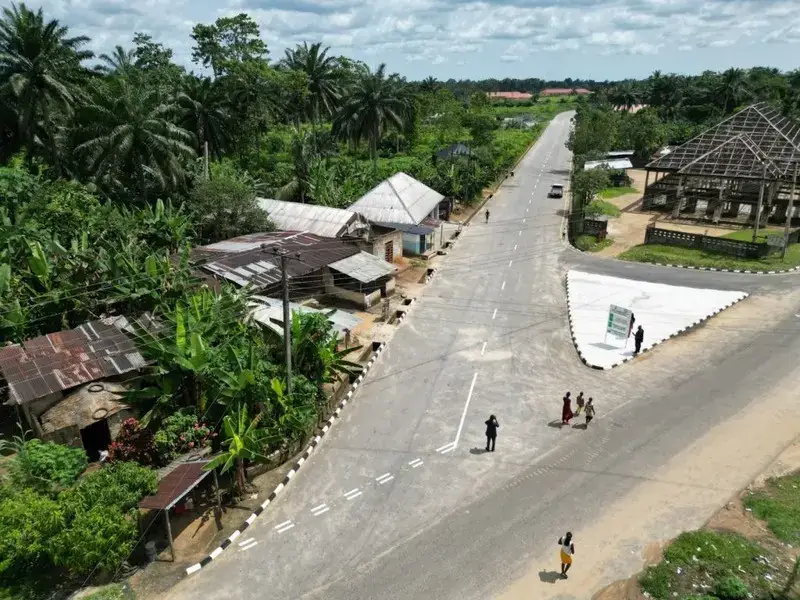 Ikot Eyo - Edem Idim Okpot - Mbiekene - Nnung Obong - Ikot Ntung roads with bridge