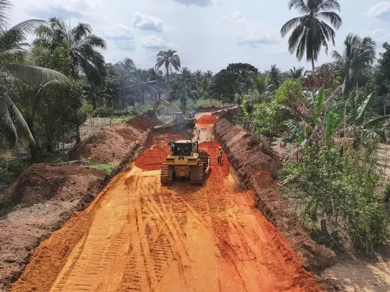 5.0km Nkari, Mbiabong, Ibono Okporo, Mbente, Obrong, Anwaf Road and spur