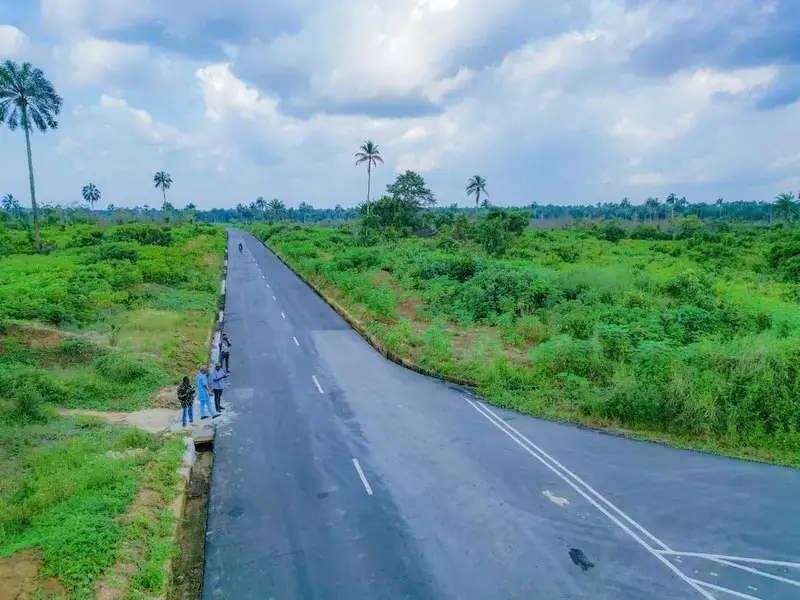 10.519km Mkpat Enin, Ikot Ubo, Ikot Ntot, Nkikara Road