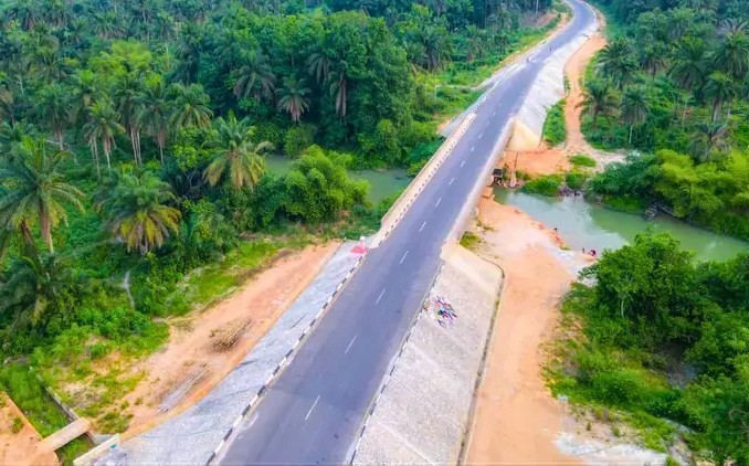 60m span Nto Ide to Ikot Amba Bridge with 800m approach road
