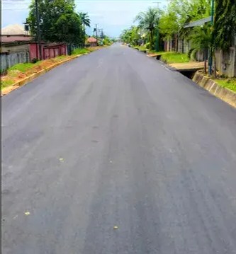 Internal road network with outfall drain, GRA