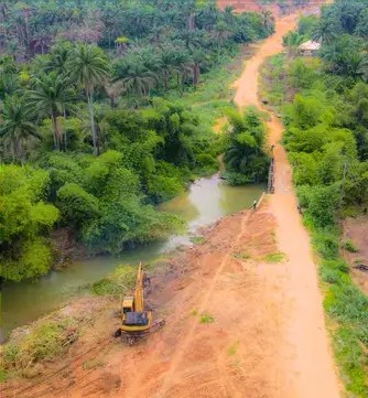 Phase II of Nto Edino Junction, Ikot Ukpong, Mbiaso Road with 45m (3 x 15m span) bridge