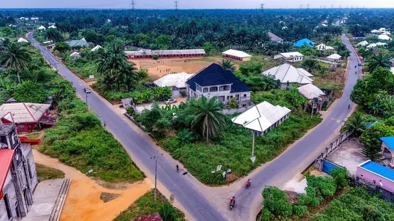 11.71km internal roads with two 15m span bridges, Usaka