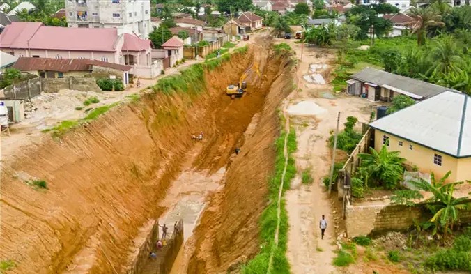 2.2km Tabernacle Road and environs with 0.97km underground outfall drain