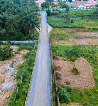 Access road to Ukanafun General Hospital