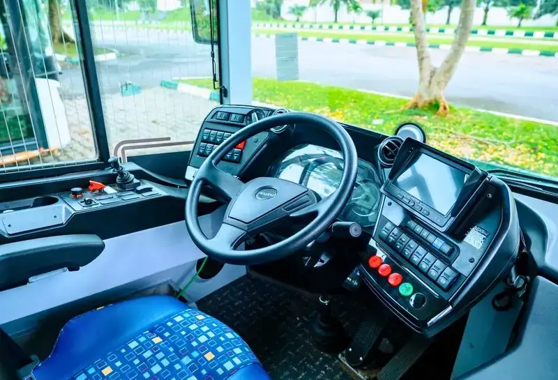 Arrival and inspection of the first batch of CNG buses in Uyo