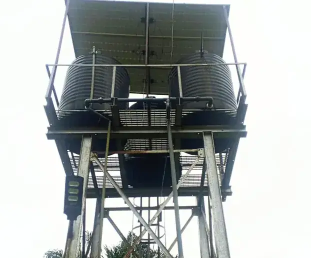 Solar water facility, Isiotoyo