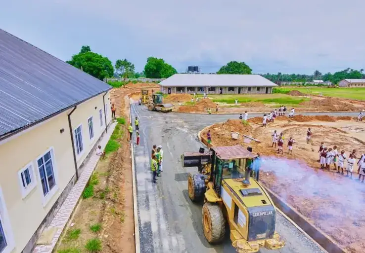 Before: St Francis Secondary School internal roads