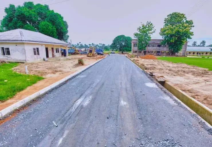 After: St Francis Secondary School internal roads