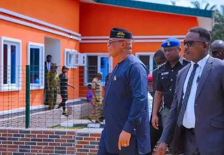Officials at the ARISE Model Health Centre, Nduo Eduo, Okon