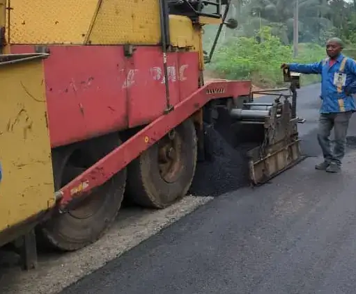 Ongoing road project