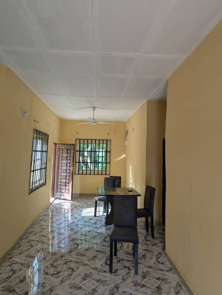 Hallway and parlour inside the new home