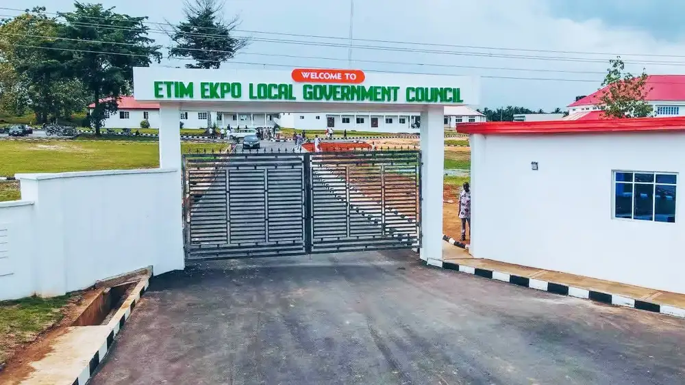 Entrance to Etim Ekpo Local Government Council