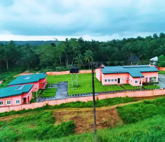 Model Primary Health Centre, Utu Ikot Nkor, aerial view