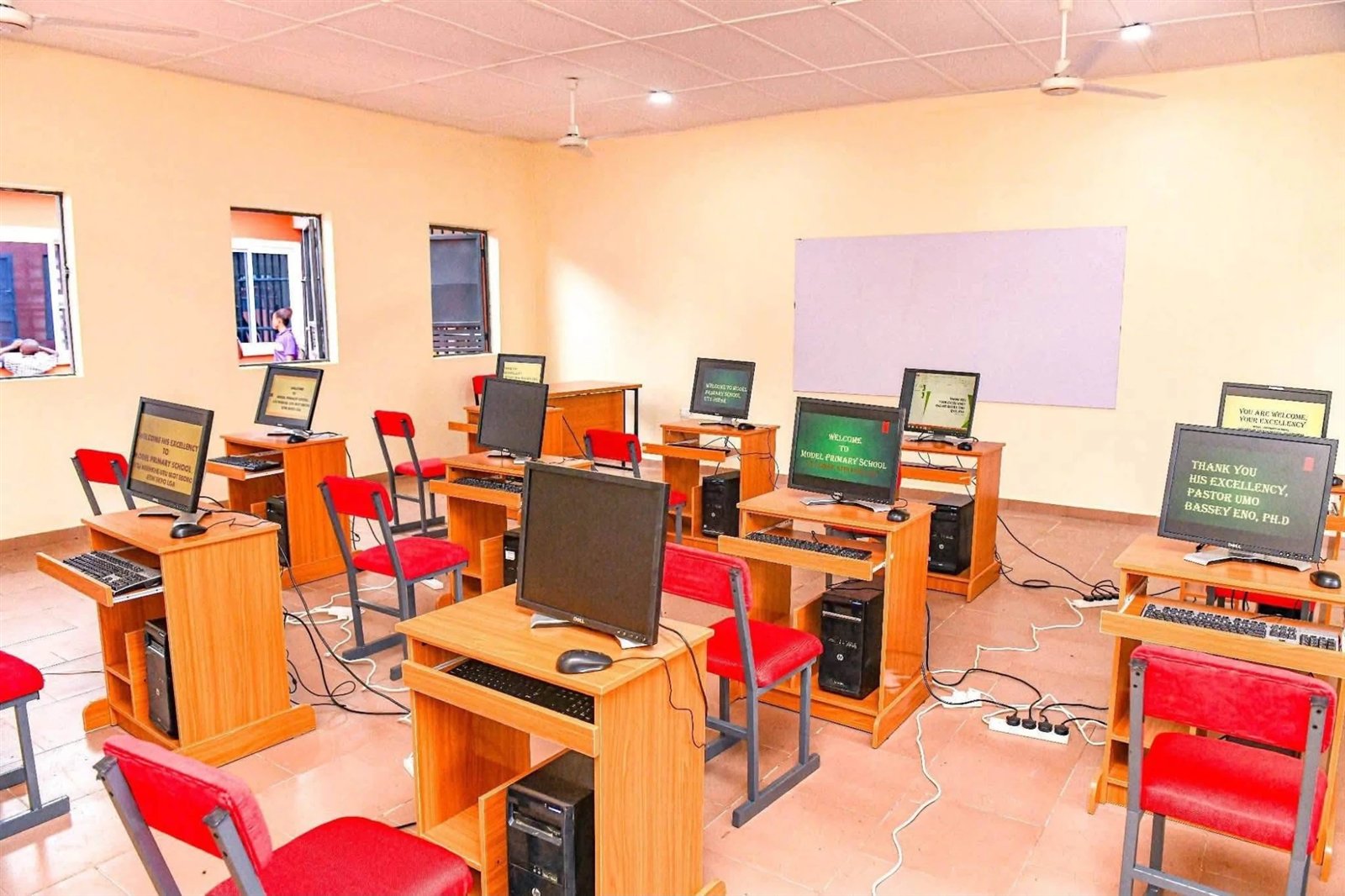 The computer room