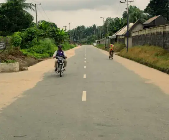Commissioned road in Ika