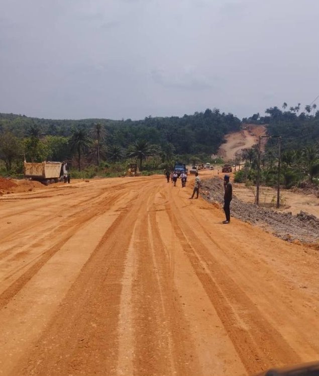 Nsan Use to Nkwot Edem Edet Road with two bridges