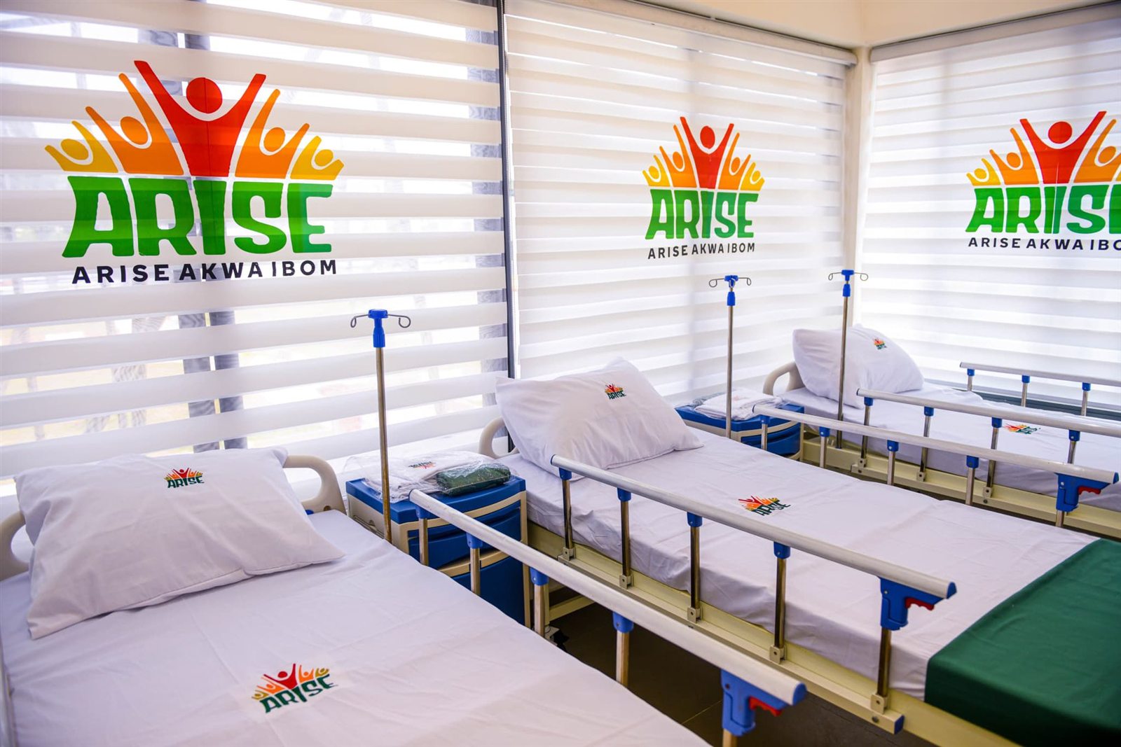 Ward with beds