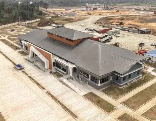 ARISE Senior Citizens Centre, Ikono, aerial view