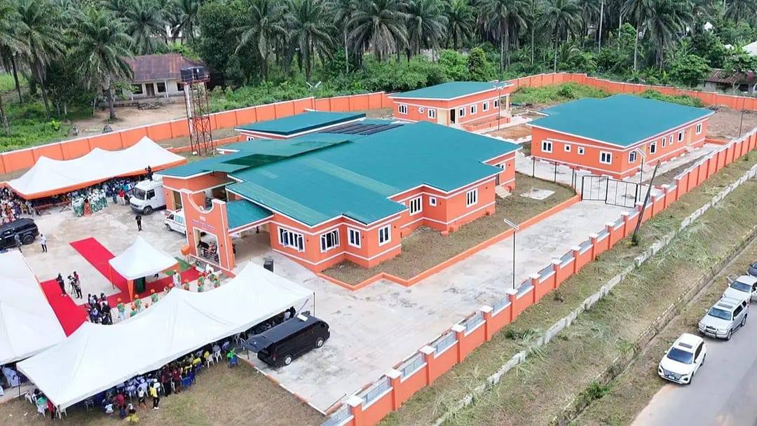 The health centre on commissioning day