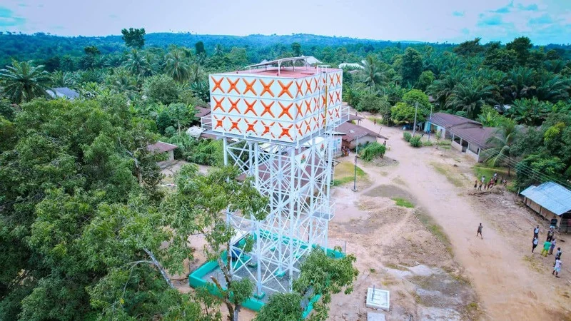 Solar powered water scheme with treatment plant and reticulation, Ini