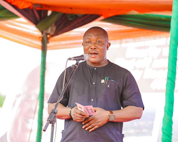 At the flag-off of the Orukim-Unyenge road, 14 February 2024