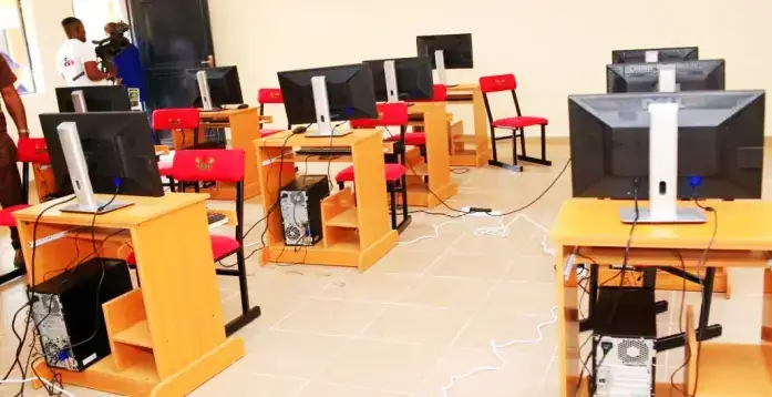 Computer room, Model Primary School, Ikot Akpabio
