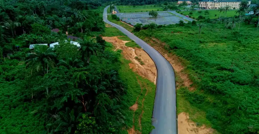 Nto Ndang-Nto Ekpu Road with two bridges