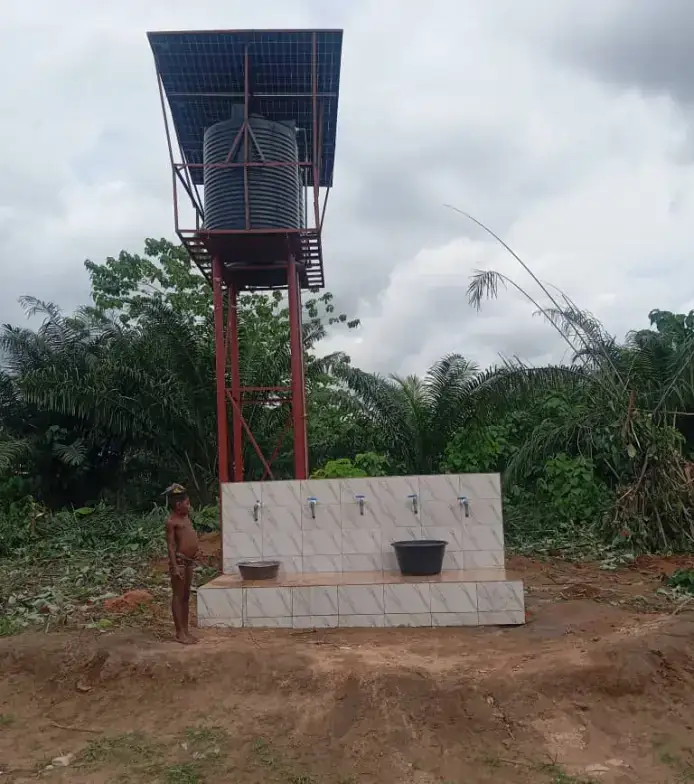 Water point with raised tank (constituency project)