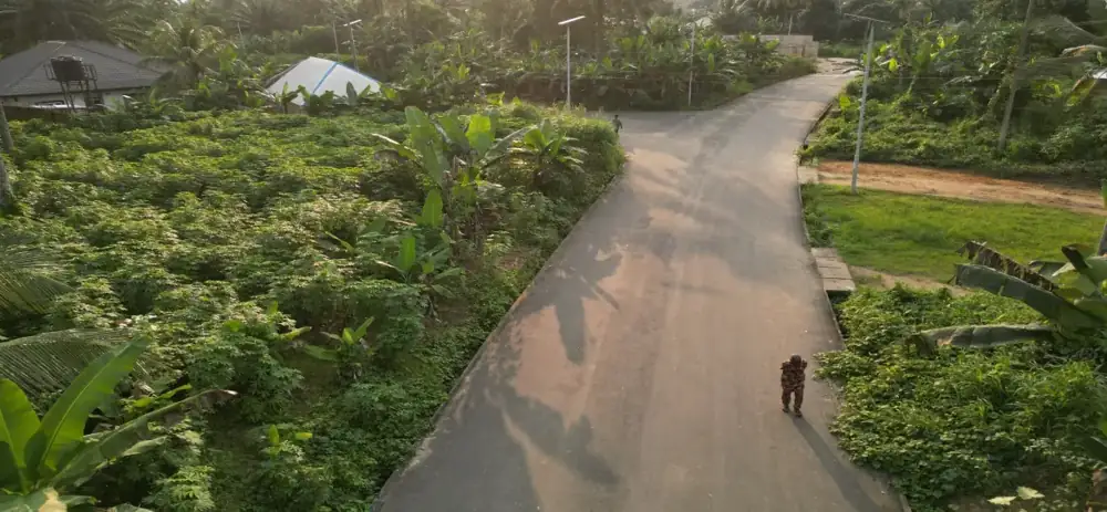 Internal road in Awa