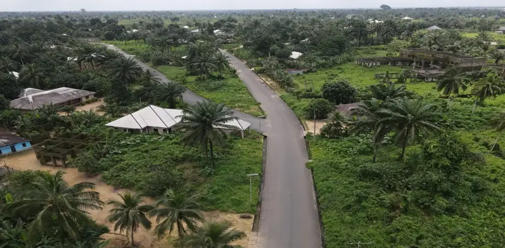 Another finished road in Awa