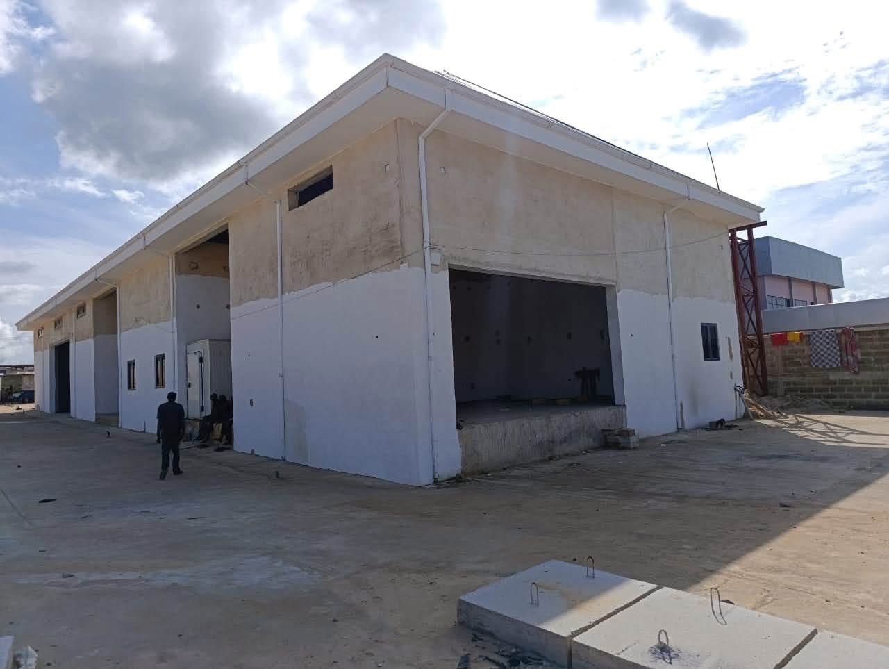 Warehouse with loading bays