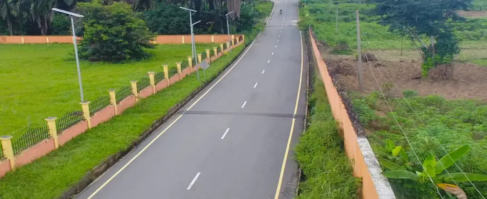 Access road to Ukanafun General Hospital