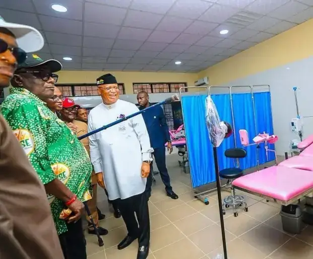Inside a ward of Ukanafun General Hospital during a visit
