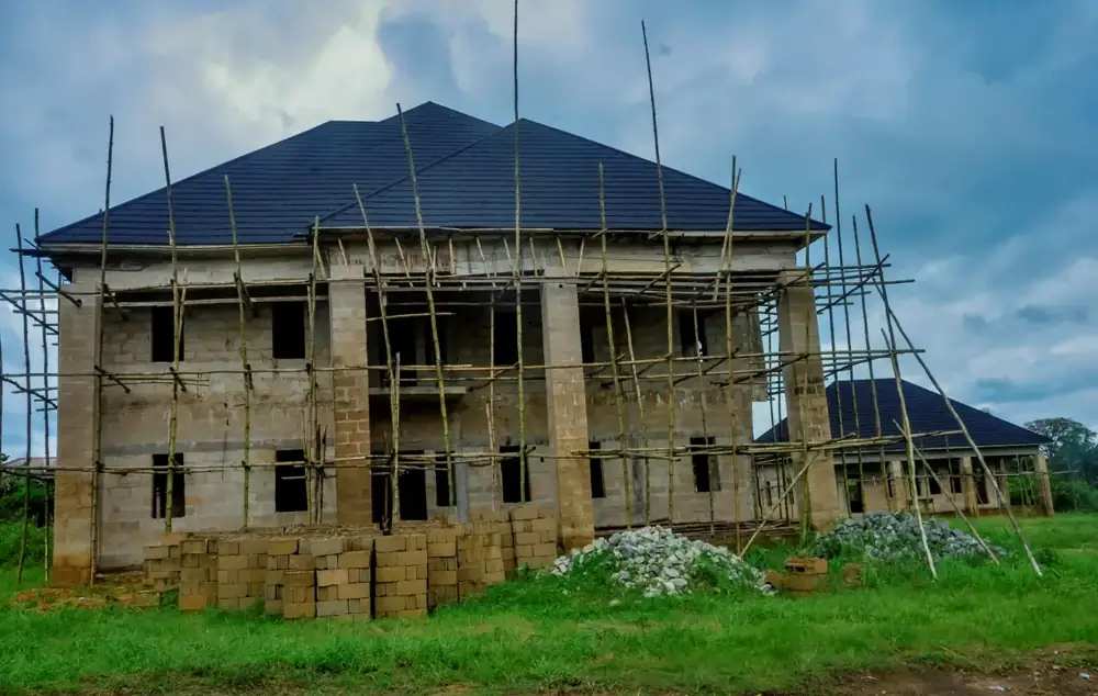 Chairman's Lodge duplex under construction