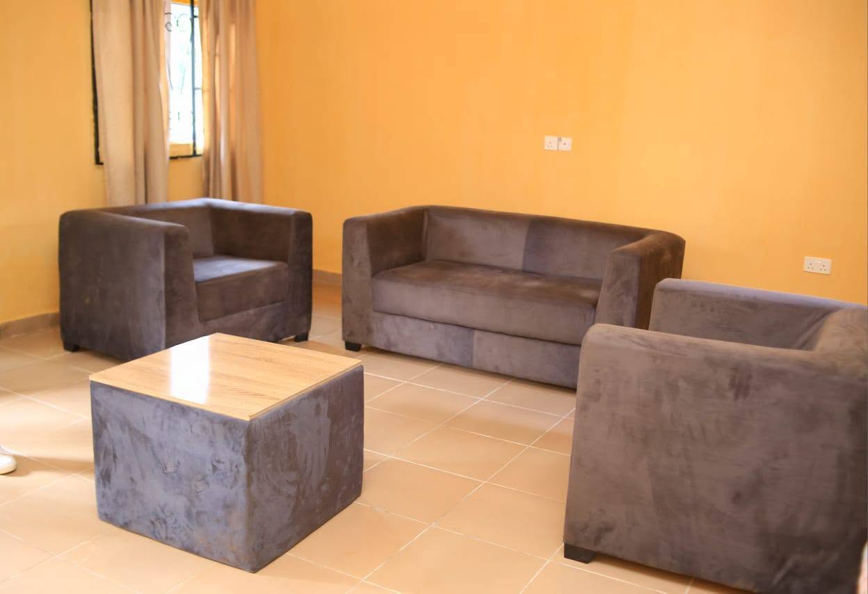 Furnished sitting room inside the home