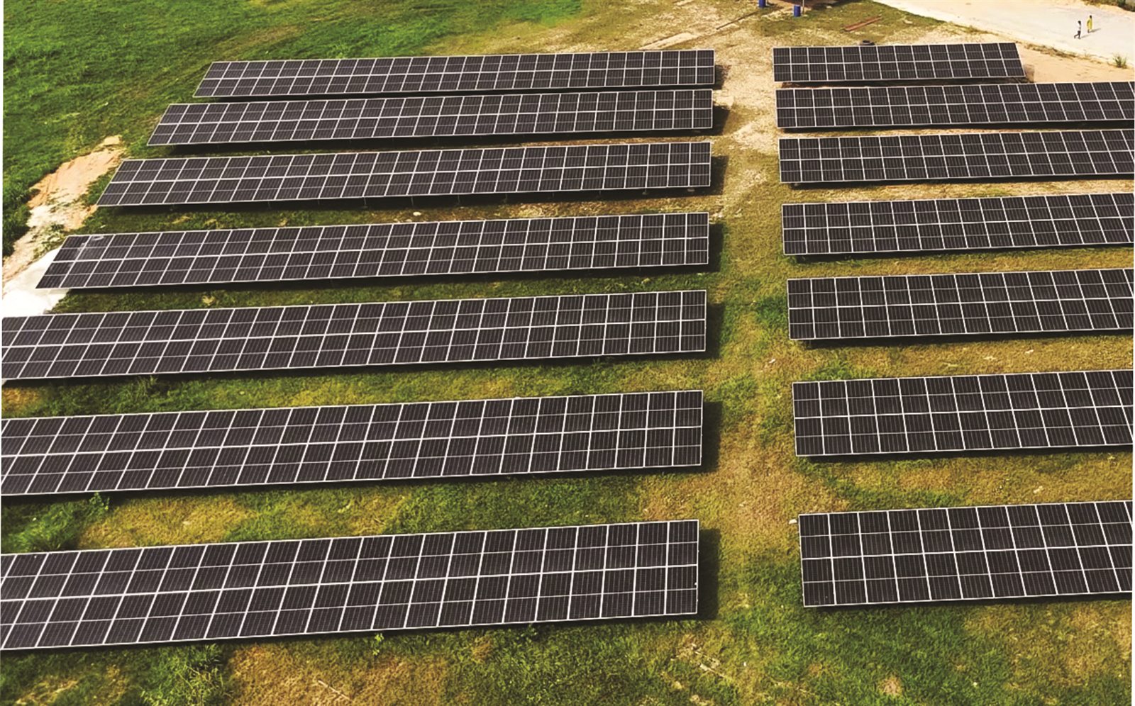 The resort's solar farm