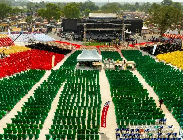 Large seated arena, Uyo