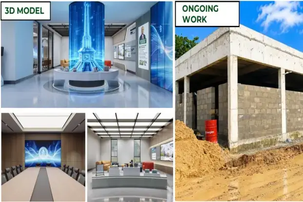 Public building project with site works, Uyo